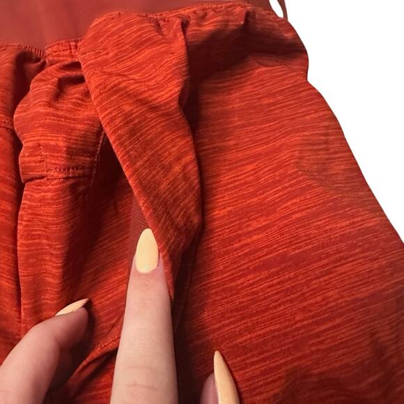 Lululemon Pace Breaker Short *Linerless 7" Heather Allover Solar Orange Magma XS - Picture 7 of 13